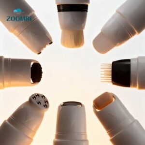 D35 flat tube compatible with various functional applicators，silicone roller, silicone brush, comb, bristle brush