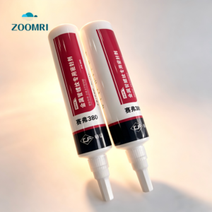 D35mm D50mm PE tube with long pointed nozzle and screw cap for industrial gear lubricating oil and construction glue