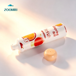 D30mm PBL Custom Hand Cream Tube with Offset Printed Colored Ball Cap