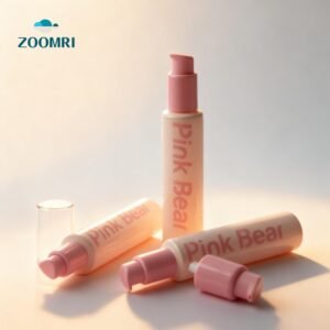 D30mm airless pump head hose, colored tube, same color pump head cap, silk screen foundation, BB cream, makeup