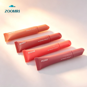 D16mm D19mm elegant lipstick packaging colored tube body with silk-screen printing, lipstick-shaped cap