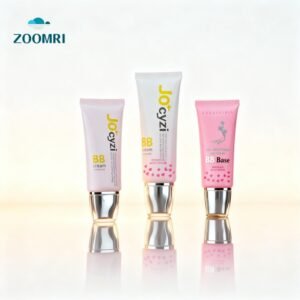 D35mm oval tube PE/ABL/PBL silk screen printing with acrylic screw cap BB cream packaging