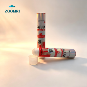 D35mm ABL laser-printed crimp foot cream tube with D35mm single ball dispenser