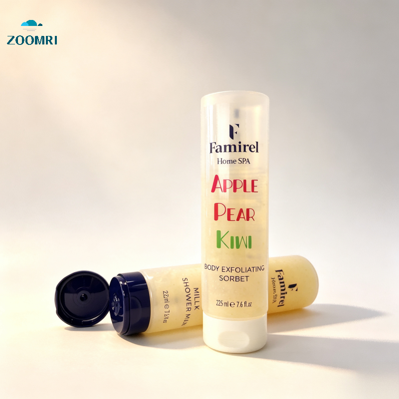 D50mm PE Tube | Gradient Offset Printing with Colored Oriented Flip Cap for Cosmetic Packaging - 图片 4