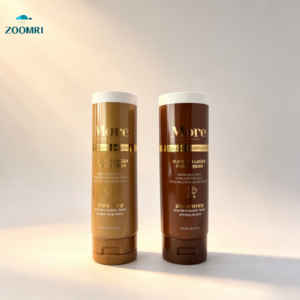 D50mm PE Tube with Offset Printing and Hot Stamping, Oriented Flip Cap for Cosmetic Skincare Packaging