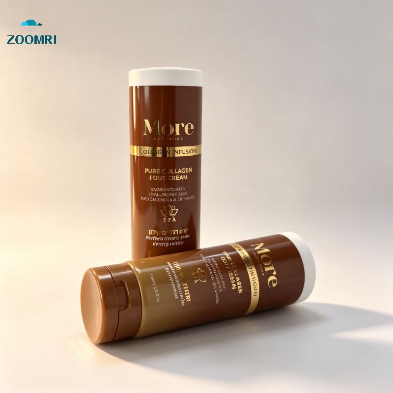 D50mm PE Tube with Offset Printing and Hot Stamping, Oriented Flip Cap for Cosmetic Skincare Packaging - 图片 4