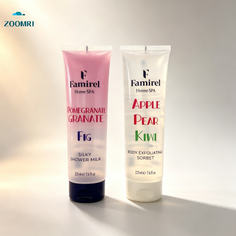D50mm PE Tube | Gradient Offset Printing with Colored Oriented Flip Cap for Cosmetic Packaging - 图片 3