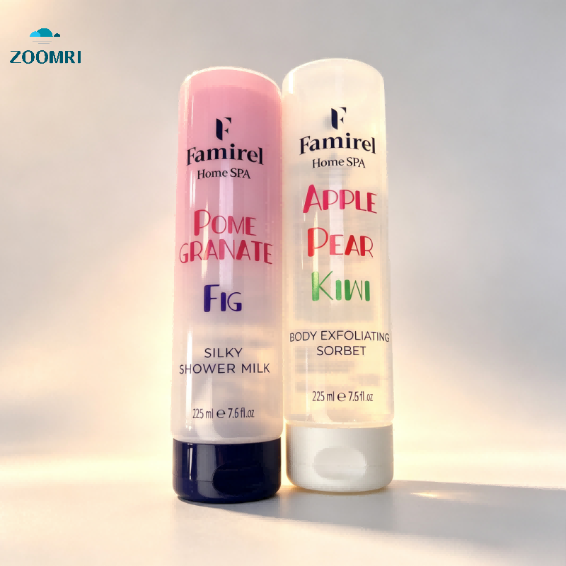 D50mm PE Tube | Gradient Offset Printing with Colored Oriented Flip Cap for Cosmetic Packaging