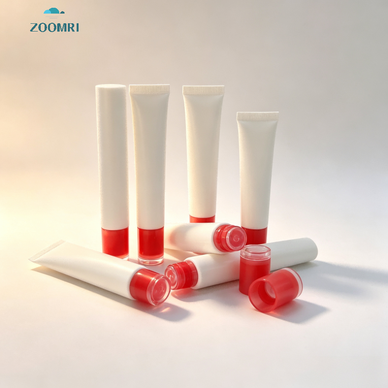 Custom D19 Lip Tube with Donut Silicone Head, Ultra-Soft Applicator for Lip Balm
