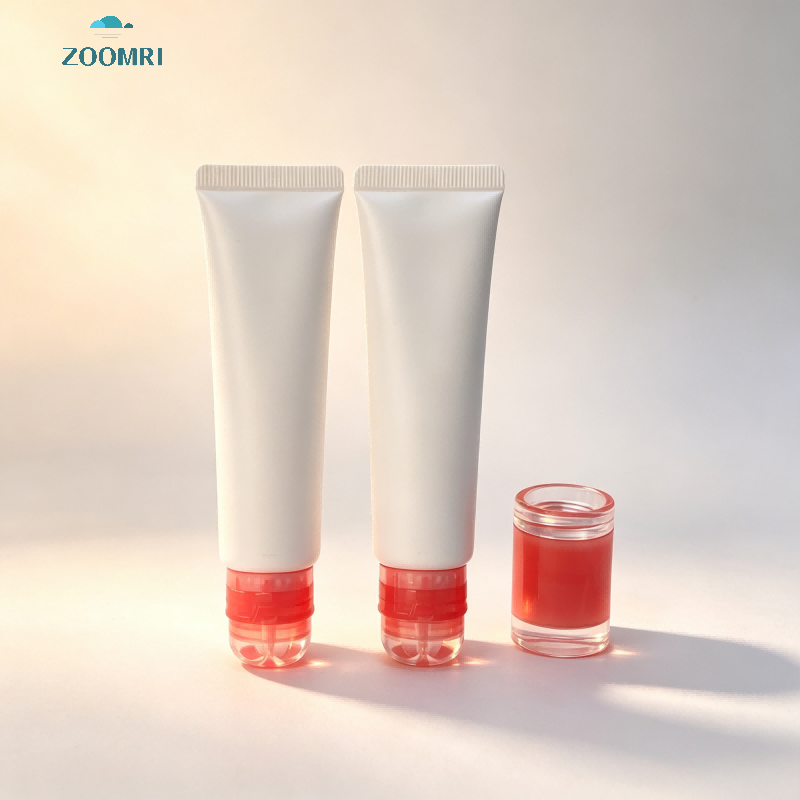 D19 Cosmetic Squeeze Tube with Donut Silicone Tip, Soft Touch Lip Care Tube - 图片 5