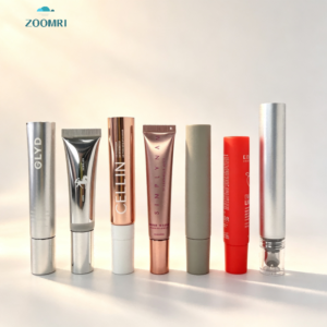 Custom D19 Lip Care Tube with Zinc Alloy Applicator, Simple High-end Packaging, Metal Applicator for Luxurious Lip Application