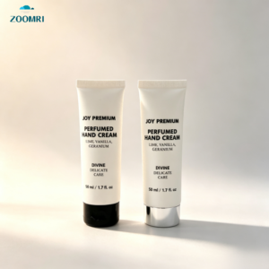 Custom Empty PE Squeeze Tube 50ml 1.7fl.oz for Scented Hand Cream, D35 Tube, Silk Screen Printing, 2 Cap Options