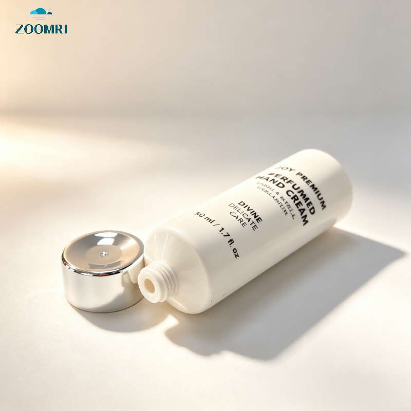 Custom Empty PE Squeeze Tube 50ml 1.7fl.oz for Scented Hand Cream, D35 Tube, Silk Screen Printing, 2 Cap Options - 图片 4