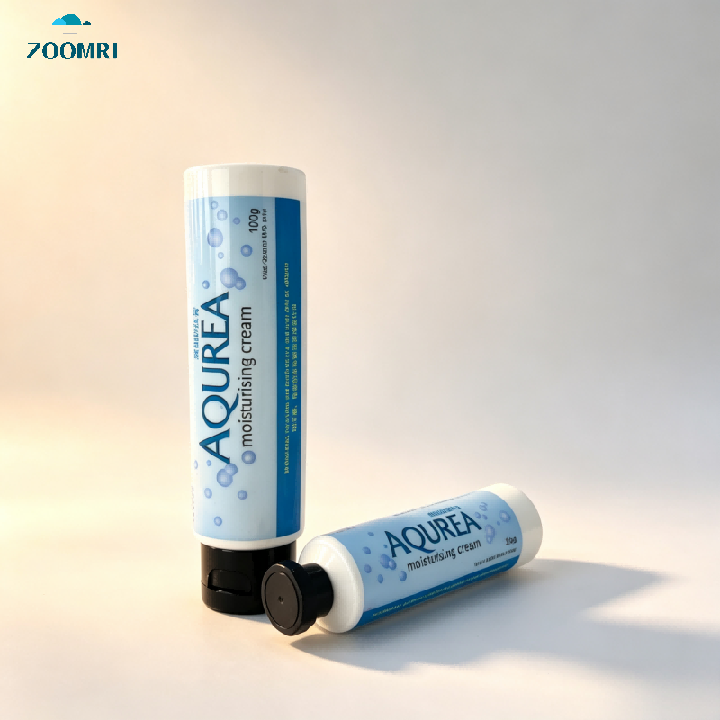 D40 Body D35 Flip Top Cap Cosmetic Plastic Tube | White Tube Offset Printing Custom Packaging - 图片 7